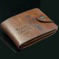 Men's Vintage HunterLeather Wallet ID Card Holder Purse Clutch Wallets Billfold