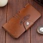 Men's Vintage HunterLeather Wallet ID Card Holder Purse Clutch Wallets Billfold