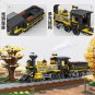Train Building Blocks Sets for Genoa Locomotive MOC Bricks DIY Model Kids Toys