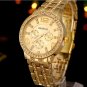 Women Fashion Jelly Wrist Watch Crystal Stainless Steel Analog Quartz Wristwatch