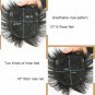 Thin 100% Human Hair Clip in Hairpiece Toupee Top Piece Topper Extension for Men