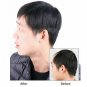 Thin 100% Human Hair Clip in Hairpiece Toupee Top Piece Topper Extension for Men