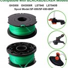 20ft String Trimmer Line Spools Cap Replacement for Black & Decker SF-080-BKP 20ft String Trimmer Line Spools Cap Replacement for Black & Decker SF-080-BKP