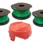 20ft String Trimmer Line Spools Cap Replacement for Black & Decker SF-080-BKP