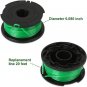 20ft String Trimmer Line Spools Cap Replacement for Black & Decker SF-080-BKP