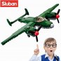 WW2 TU-2 Bomber Aircraft Building Blocks Military MOC Bricks DIY Model Toys Set