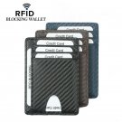 Mens RFID Blocking Slim Credit Card Wallets ID Photo Holder Front Pocket Purses