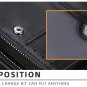 Men's Leather Wallet Zipper Purse ID Bifold Credit Card Holder Pocket Billfold