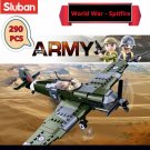 WW2 German Bomber Aircraft Building Blocks Military MOC Brick DIY Model Kids Toy
