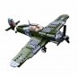 WW2 German Bomber Aircraft Building Blocks Military MOC Brick DIY Model Kids Toy