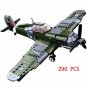 WW2 German Bomber Aircraft Building Blocks Military MOC Brick DIY Model Kids Toy