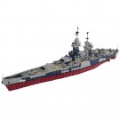 French Battleship Richelieu DIY Model Building Blocks Warship MOC Bricks Toy Set French Battleship Richelieu DIY Model Building Blocks Warship MOC Bricks Toy Set