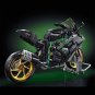 Building Blocks Set MOC H2R Racing Motorcycle Brick DIY 1:5 Model Kids Toy