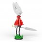 Silksong Hornet Model from Game Knight Character Building Block Set Toy for Kids