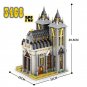 Building Blocks MOC Set Street Expert Medieval City Church Bricks Model Kids Toy