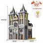 Building Blocks MOC Set Street Expert Medieval City Church Bricks Model Kids Toy
