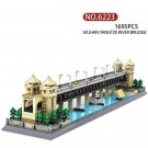 Wuhan River Bridge Building Blocks Architecture MOC Sets Bricks Kids Toys Gifts