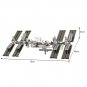 International Space Station 1/110 Model Building Blocks Spaceship MOC Brick Toys