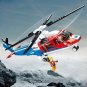 Sea Army Rescue Helicopter Building Blocks Military MOC Brick Model Kids DIY Toy
