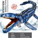 Dinosaur World Deep Sea Building Blocks Set MOC Mosasaurus Bricks Toys DIY Model