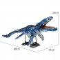 Dinosaur World Deep Sea Building Blocks Set MOC Mosasaurus Bricks Toys DIY Model