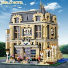 Carlo Hotel DIY Model Building Blocks Set City Street View MOC Bricks Toys Gift Carlo Hotel DIY Model Building Blocks Set City Street View MOC Bricks Toys Gift