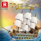 Pirates Royal Fleet Sun Ship DIY Model Building Blocks MOC Sets Bricks Toys Set Pirates Royal Fleet Sun Ship DIY Model Building Blocks MOC Sets Bricks Toys Set