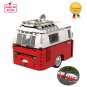 Caravan Camping Trailer for 10220 T1 Bus Model Building Blocks MOC Bricks Toys