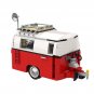 Caravan Camping Trailer for 10220 T1 Bus Model Building Blocks MOC Bricks Toys
