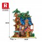 Tree House Building Blocks Set Medieval Town MOC Bricks Toys DIY Model Kids Gift