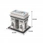 MOC-163329 Paris Arc De Triomph Modular Building Blocks Bricks Toys Set 4329pcs