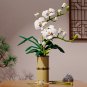 Bouquet Phalaenopsis Flowers Building Blocks Orchid Bricks Toys Home Decoration