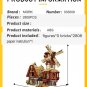 Medieval Windmill Town Building Blocks MOC Bricks Toys Set DIY Models Kids Gift