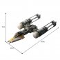 Y-wing Spaceship Model Building Blocks Movie MOC Bricks Toys Set Collection Gift