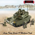 Merkava Main Battle Tank DIY Model Building Blocks Military MOC Bricks Toys Set Merkava Main Battle Tank DIY Model Building Blocks Military MOC Bricks Toys Set