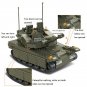Merkava Main Battle Tank DIY Model Building Blocks Military MOC Bricks Toys Set