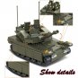 Merkava Main Battle Tank DIY Model Building Blocks Military MOC Bricks Toys Set