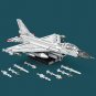 F16 FIGHTING FALCON Jet Aircraft Model Building Blocks Set Fighter MOC Brick Toy