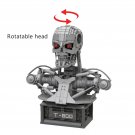 T-800 Bust Model with Power Functions Building Blocks MOC Bricks Toys Collection