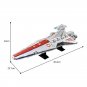 Venator-class Star Destroyer Building Blocks Spaceship MOC Brick Toy Set 11180Pc