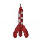MOC Tintin Rocket Model Building Blocks Set Movie DIY Bricks Toys Ault Kids Gift MOC Tintin Rocket Model Building Blocks Set Movie DIY Bricks Toys Ault Kids Gift