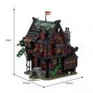 Model Building Blocks Set Educational Toys Castles Bricks for The Crusader‘s Inn Model Building Blocks Set Educational Toys Castles Bricks for The Crusader‘s Inn