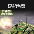 TYPE 96 Main Battle Tank Building Blocks Military Set MOC Brick Toys DIY Models