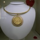 Gold Ladies Chain with a Gold Charm