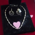 Gold Necklace with Earrings to match