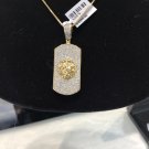 Diamond cross charm with a gold necklace- curly's gold connections