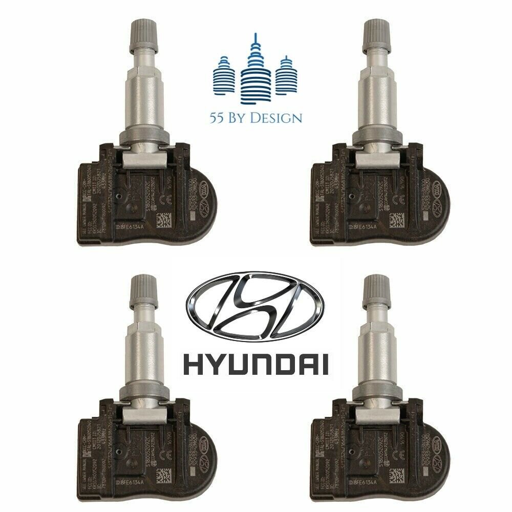 BRAND NEW SET OF 4 HYUNDAI GENESIS TPMS TIRE PRESSURE MONITORING