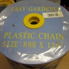 EASY GARDENER 125 FT BLACK PLASTIC CHAIN 8MM X 125' CROWD SAFETY BARRIER CONTROL