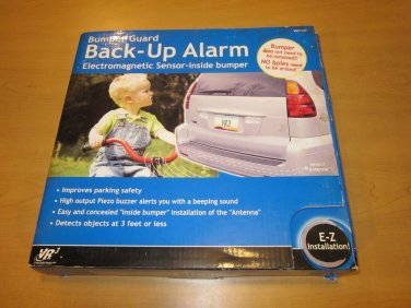 NO DRILL UNIVERSAL BACK UP REVERSE BUMPER ELECTROMAGNETIC WARNING ALARM ALL CARS