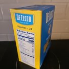 DE CECCO RIGATONI NO. 24 LARGE ITALIAN PASTA NOODLES 1LB 16OZ MACARONI